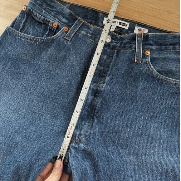 NWT Re/Done Levi's 1003HR Indigo Denim High-rise Skinny jeans, size 27 - Picture 9 of 11